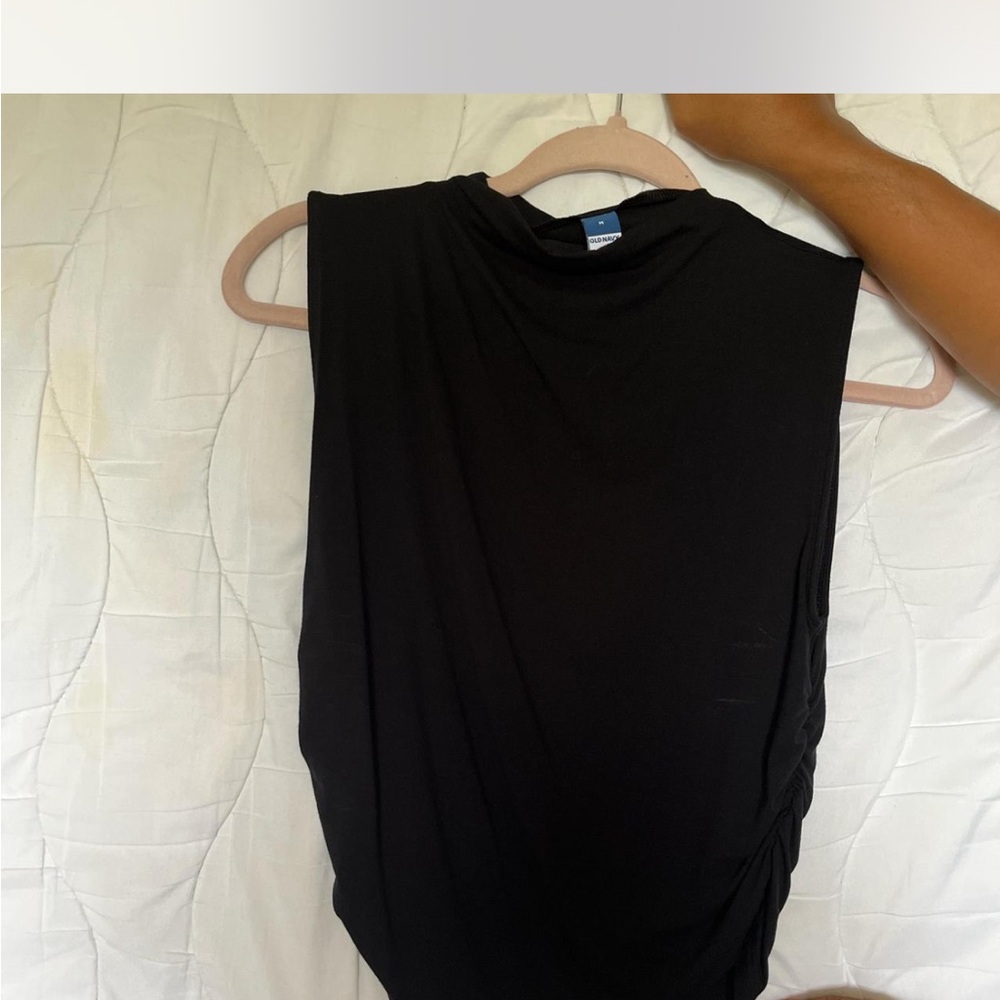 Black Sleeveless Top with maxi skirt